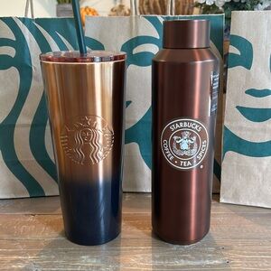 Brand New Starbucks Stainless Steel Beverage Bundle